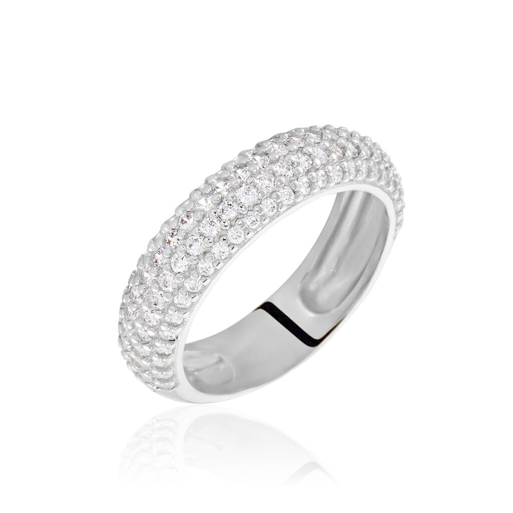 Damen Ring Silber 925 Zirkonia Mala 5,14mm  - Ringe mit Stein Damen | OROVIVO