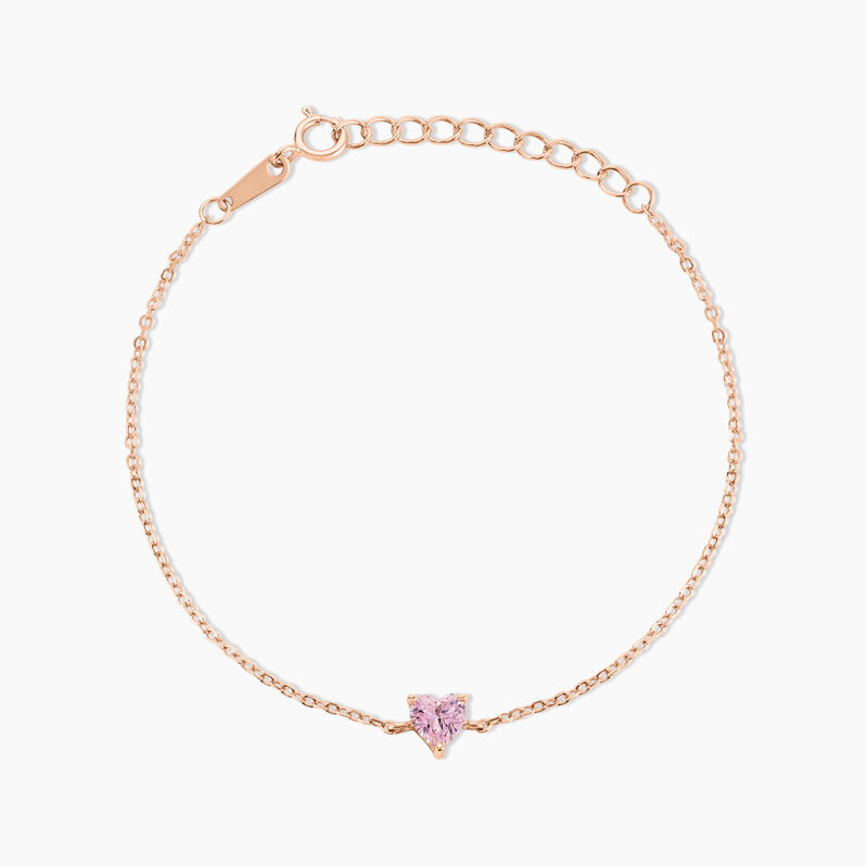 Bracelet Kelvyn Argent Rose Oxyde De Zirconium - Spannringe Damen | OROVIVO