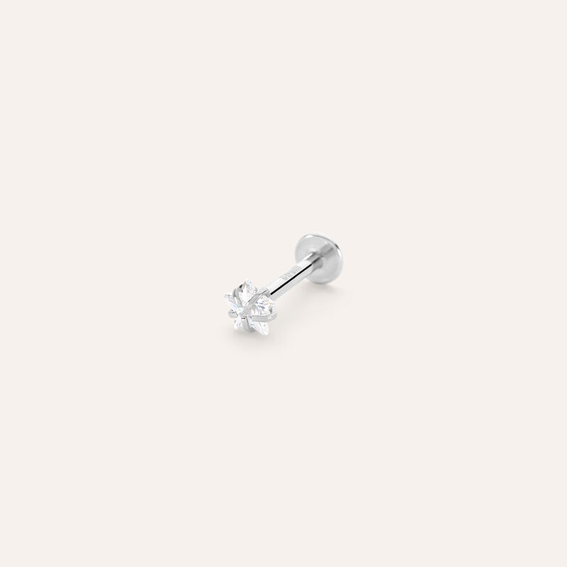Piercing Orecchio Tragus Helix Conch Moonlight Acciaio Cristallo - Spannringe Damen | OROVIVO