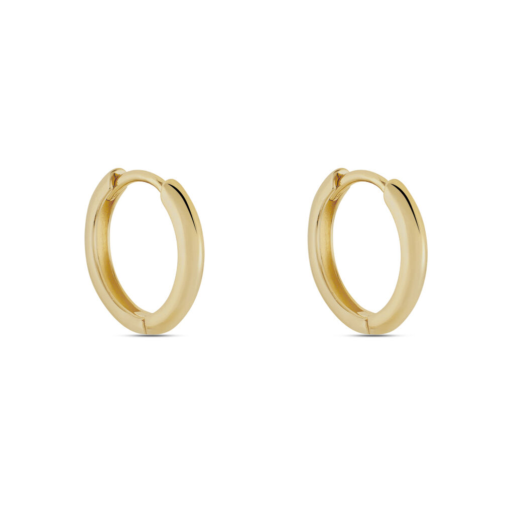 Damen Creolen Vergoldet