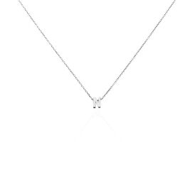 Damen Halskette Silber 925 Buchstabe N L 45cm - Ketten ohne Stein  | OROVIVO