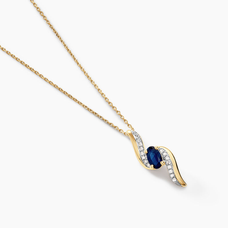Collier Or Et Saphir  - Spannringe Damen | OROVIVO