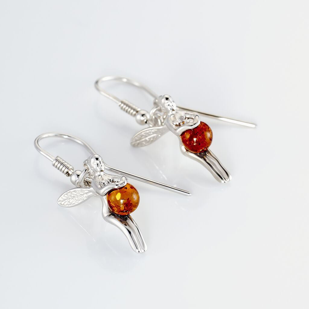 Boucles D'oreilles Pendantes Argent Fée  - Spannringe Damen | OROVIVO
