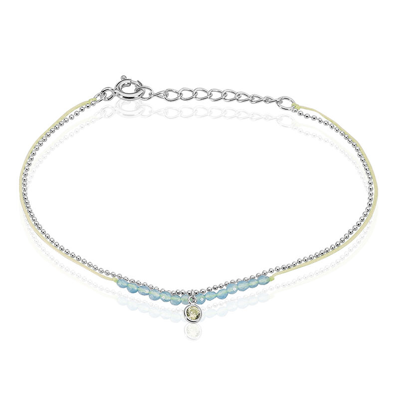 Bracelet Rafaela Argent Oxyde Agates - Spannringe Damen | OROVIVO