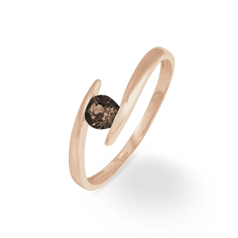 Bague Tiphaine Or Rose Quartz - Spannringe Damen | OROVIVO
