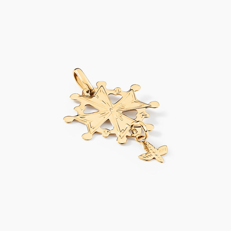 Pendentif Huguenote Or Jaune - Spannringe Familie | OROVIVO