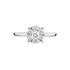SNOWFLAKE Damen Ring Wei&szlig;gold 750 (18 Karat) Diamant Wei&szlig; 0,15 ct