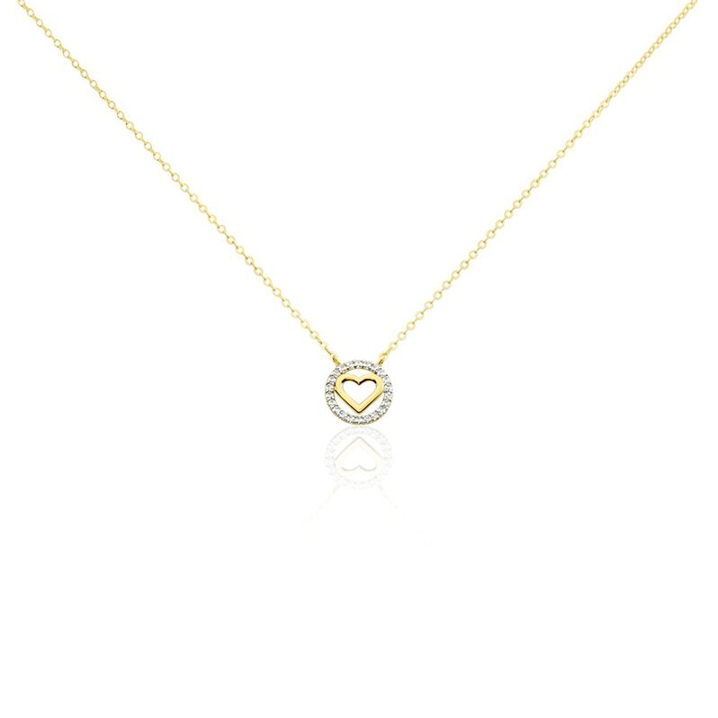 Collier Or Jaune Relinde Oxydes De Zirconium - Spannringe Damen | OROVIVO