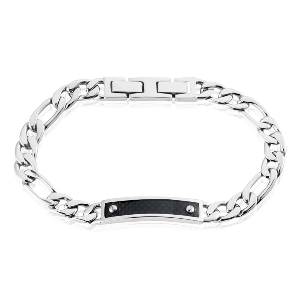 BORIS Herren Armkette Edelstahl, Armkette ohne Stein