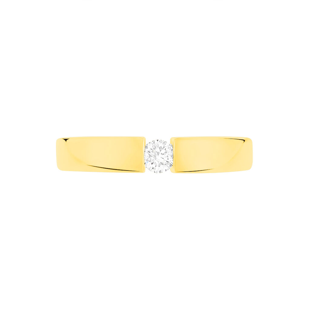 Spannring Gold 375 Diamant 0,1ct -  Damen | OROVIVO