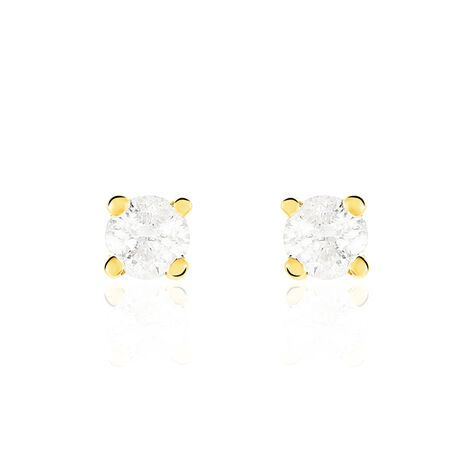 Damen Ohrstecker Gold 585 Diamant 0,1ct Venise  - Ohrstecker Damen | OROVIVO
