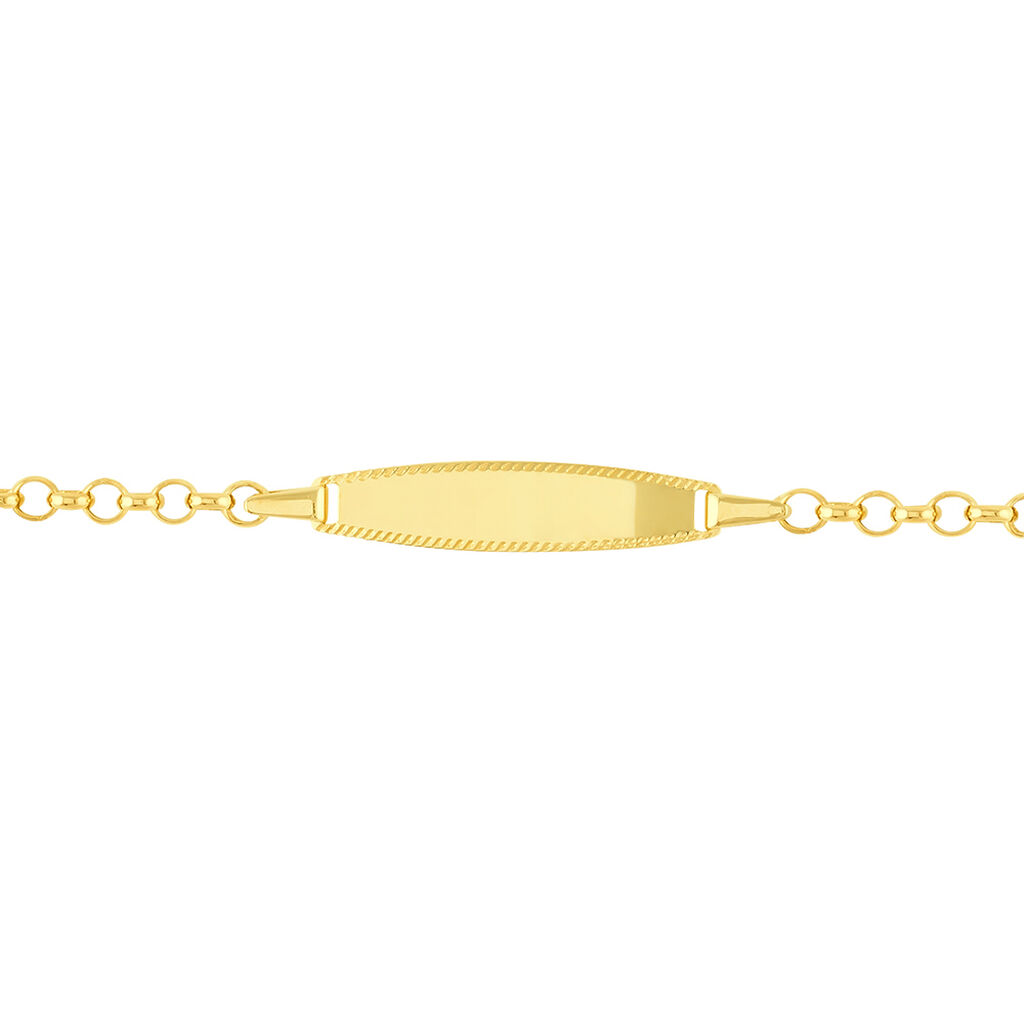 Bracelet Identité Marcel Or Jaune - Spannringe Kinder | OROVIVO