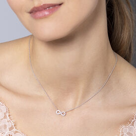 Damen Halskette Silber 925 Zirkonia Inifinity - Ketten mit Anhänger Damen | OROVIVO