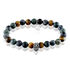 NUSRET 1 Herren Armband Edelstahl Labradorit Multicolour Ball