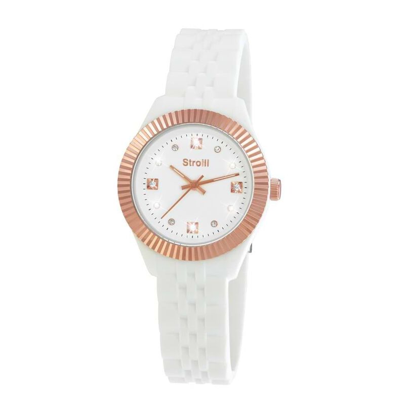 So Classy 3H bianco con cinturino bianco ipr - Spannringe Damen | OROVIVO