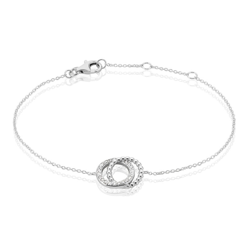 Bracelet Argent Rhodie Magou Cercles - Spannringe Damen | OROVIVO