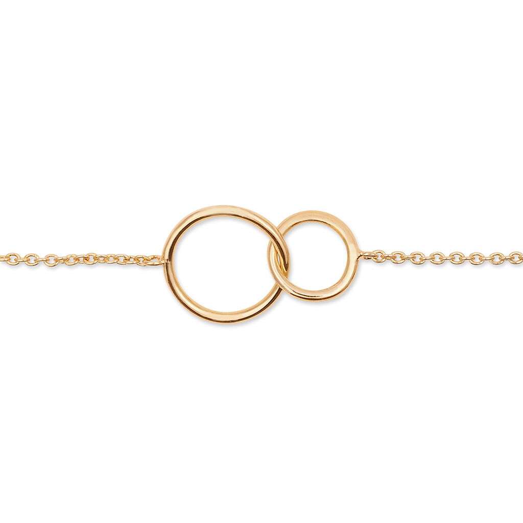 Damen Armband Messing Gold 750 plattiert Kreis - Armbänder mit Anhänger Damen | OROVIVO