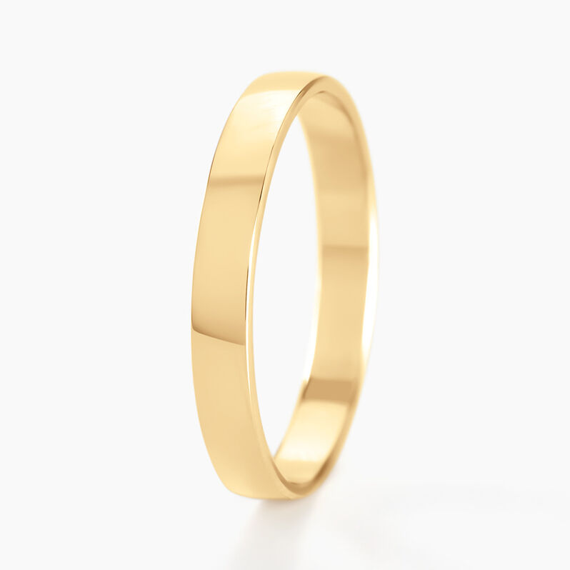 Alliance Julie Ruban Classique Or Jaune - Spannringe Familie | OROVIVO