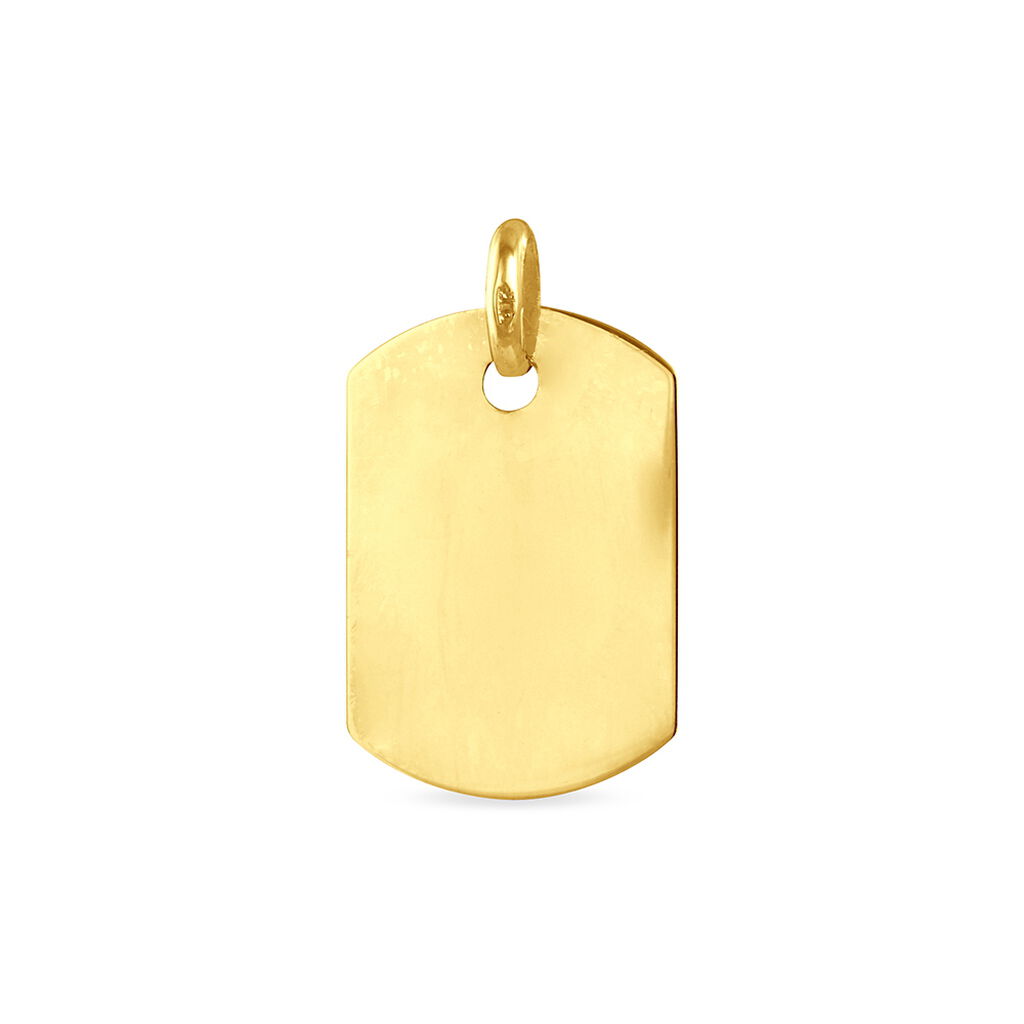 Kettenanhänger mit Gravur Gold 375 Bente - Anhänger mit Gravur Unisex | OROVIVO