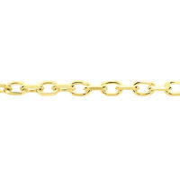 Damen Ankerkette Gold 375 Diamantiert 