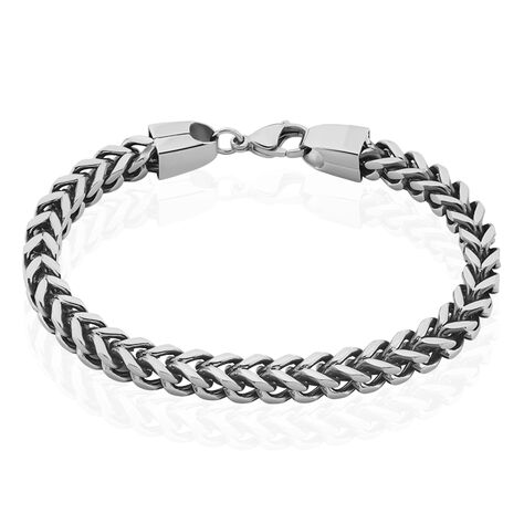 Herrenarmband Fuchsschwanzkette Edelstahl - Armketten Herren | OROVIVO