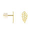 KEYLA BLATT Damen Ohrstecker Gold 375 (9 Karat) Blatt
