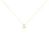 Herz Easy Damen Collier Gold 375 (9 Karat) Diamant Wei&szlig; 0,01 ct Herz B 0,7 mm