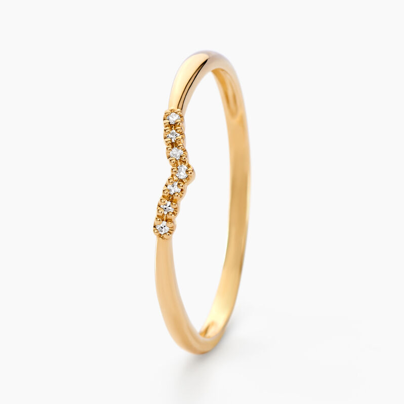 Alliance Aengus Or Jaune Diamant - Spannringe Damen | OROVIVO