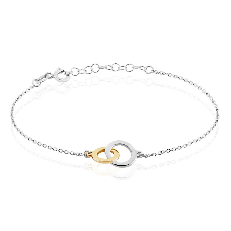 Bracelet Argent Bicolore Dot - Spannringe Damen | OROVIVO