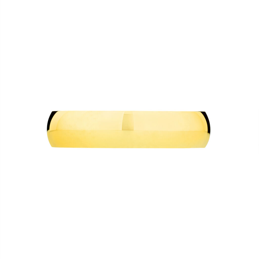 Alliance Ilian Demi Jonc Bombe Or Jaune - Spannringe Familie | OROVIVO