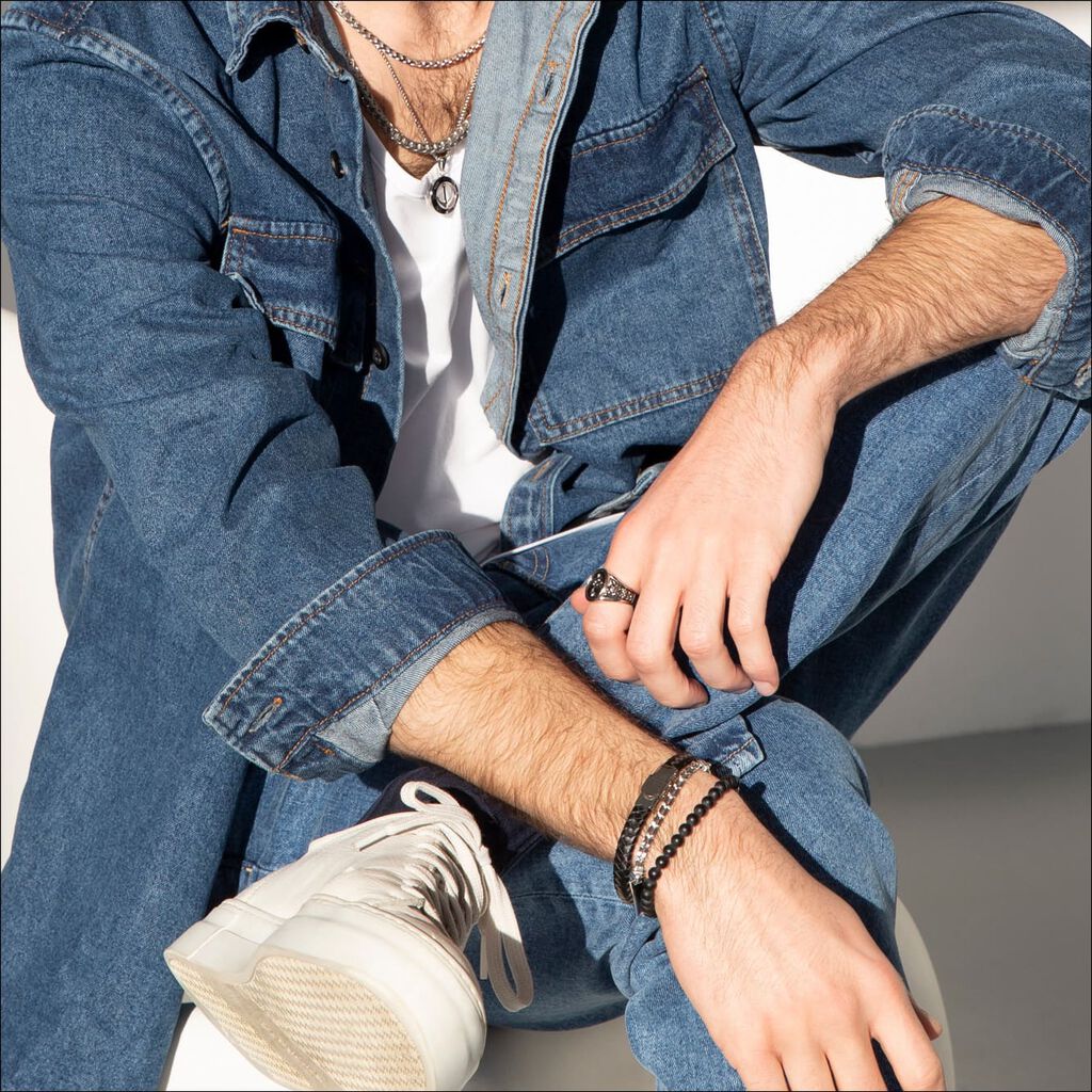 Herrenarmband Edelstahl Windrose - Armbänder mit Anhänger Herren | OROVIVO