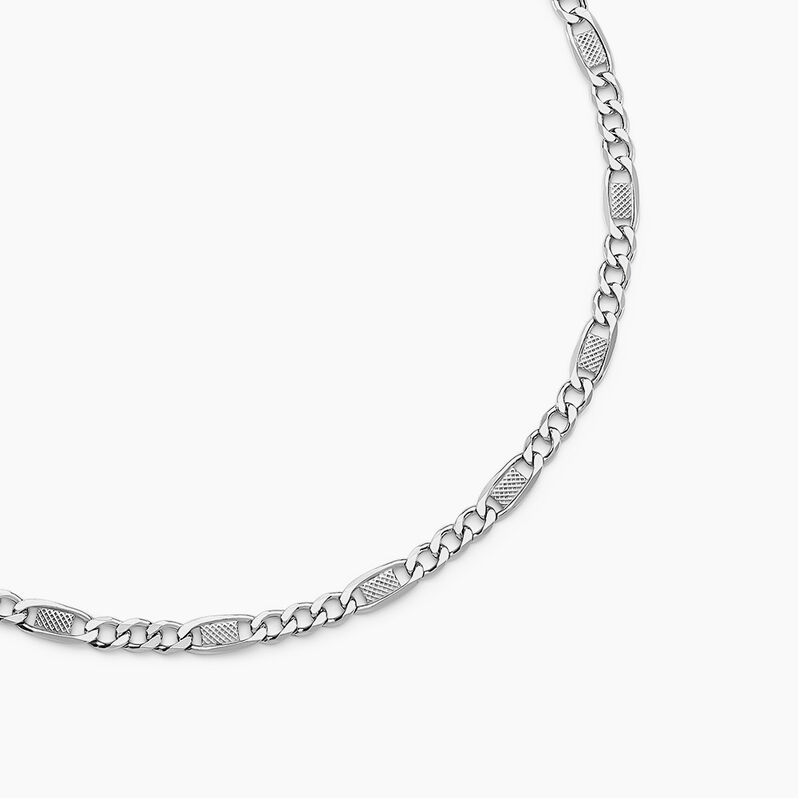 Collier Tavio Argent Weiss - Spannringe Herren | OROVIVO