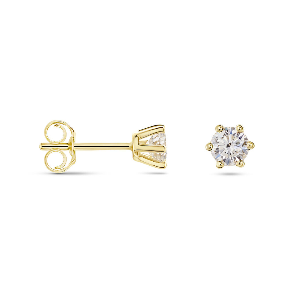 Damen Ohrstecker Gold 750 Diamant 0,52ct Monopoli  - Ohrstecker Damen | OROVIVO