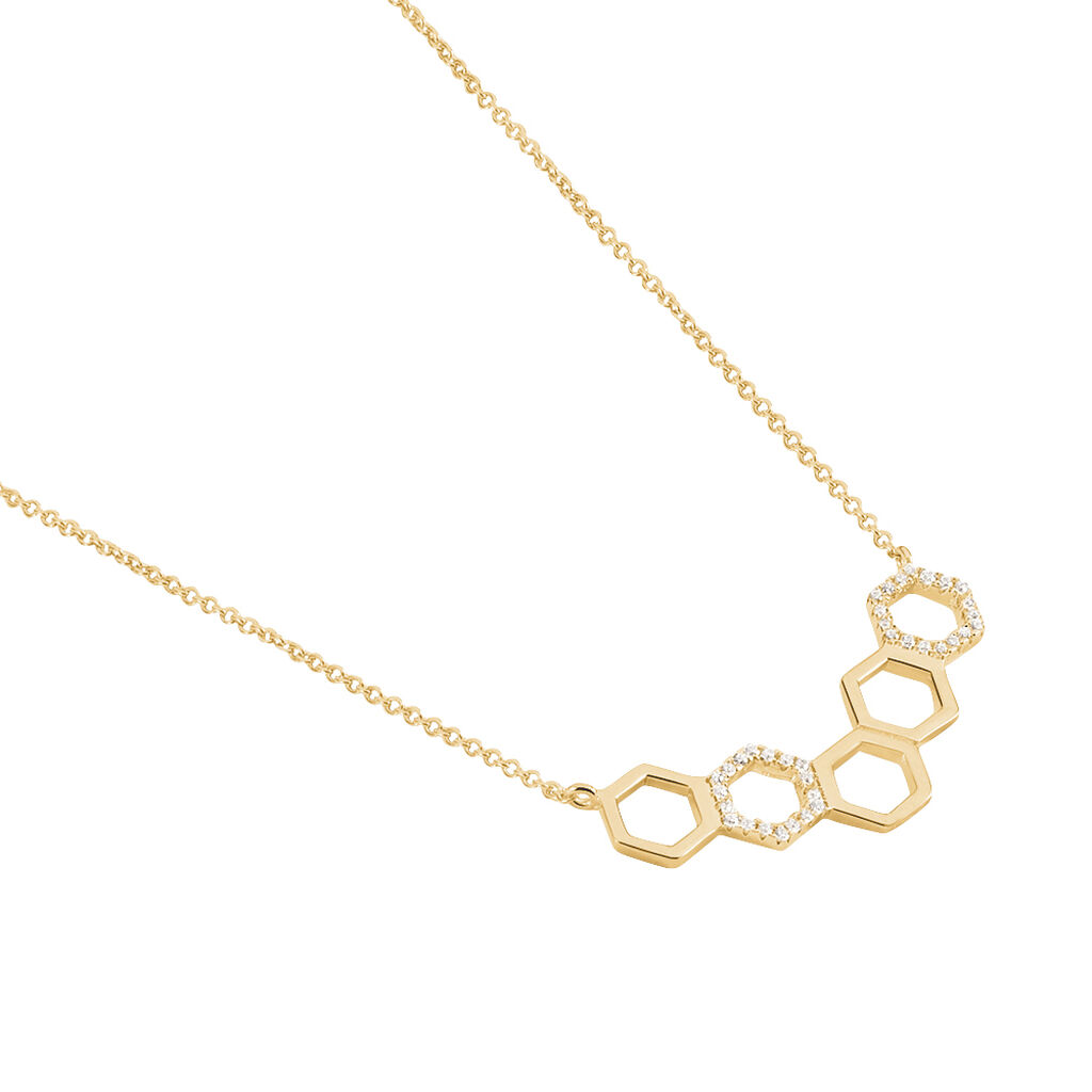 Collier Plaque Or Maria-lourdes Oxyde - Spannringe Damen | OROVIVO
