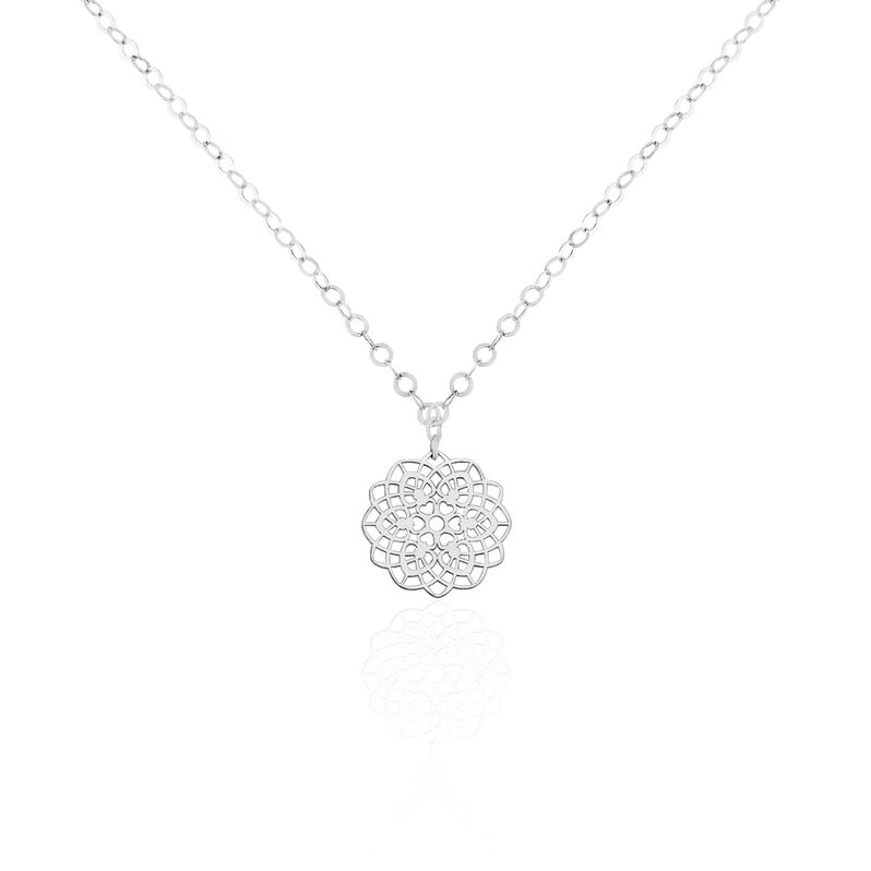 Collier Leontine Argent Blanc - Spannringe Damen | OROVIVO