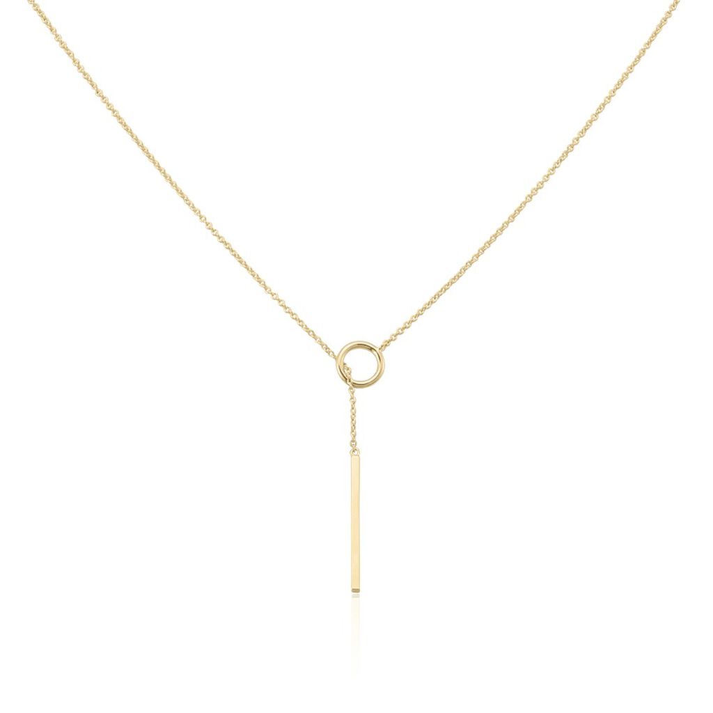 KRUSCHA Damen Collier Vergoldet 750 B 2 mm - Halsketten Damen | OROVIVO