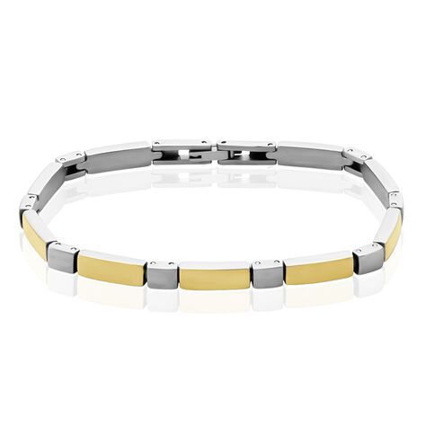 Damen Armband Titan Bicolor Gelb/Silber Ursula  4,60mm  - Armbänder Damen | OROVIVO