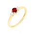 ELISABETH Damen Ring Gold 585 (14 Karat) Rubin Rot 0,33 ct