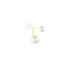 SEONA Damen Ohrschmuck Gold 375 (9 Karat) Zuchtperle Perlmutt 3,7 ct