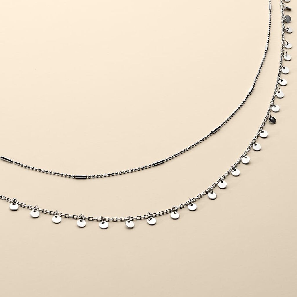 Damen Collier Silber 925 rhodiniert - Halsketten Damen | OROVIVO