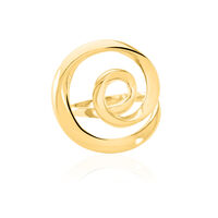Damen Ring Silber vergoldet 925 Geometrisch Anna