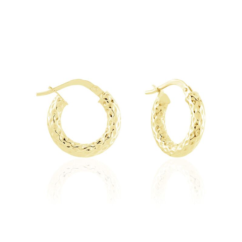 Creoles Or Jaune Clara - Spannringe Damen | OROVIVO