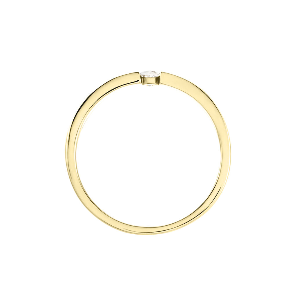 Damen Ring Gold 375 Diamant 0,1ct Seville  - Verlobungsringe Damen | OROVIVO