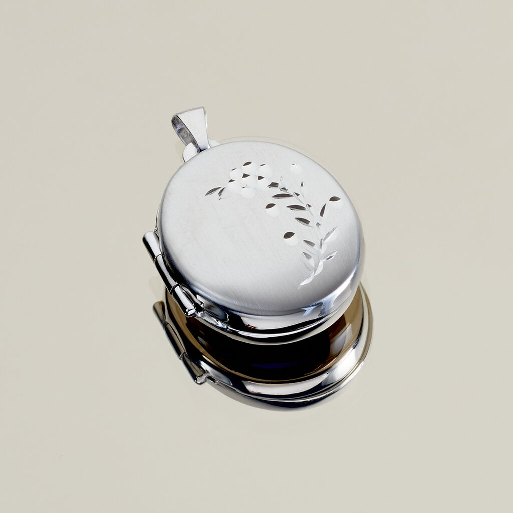 CASSA MEDAILLON 2 Damen Anh&auml;nger Silber 925 Oval