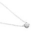 Illusion Damen Collier Wei&szlig;gold 375 (9 Karat) Diamant Wei&szlig; 0,08 ct