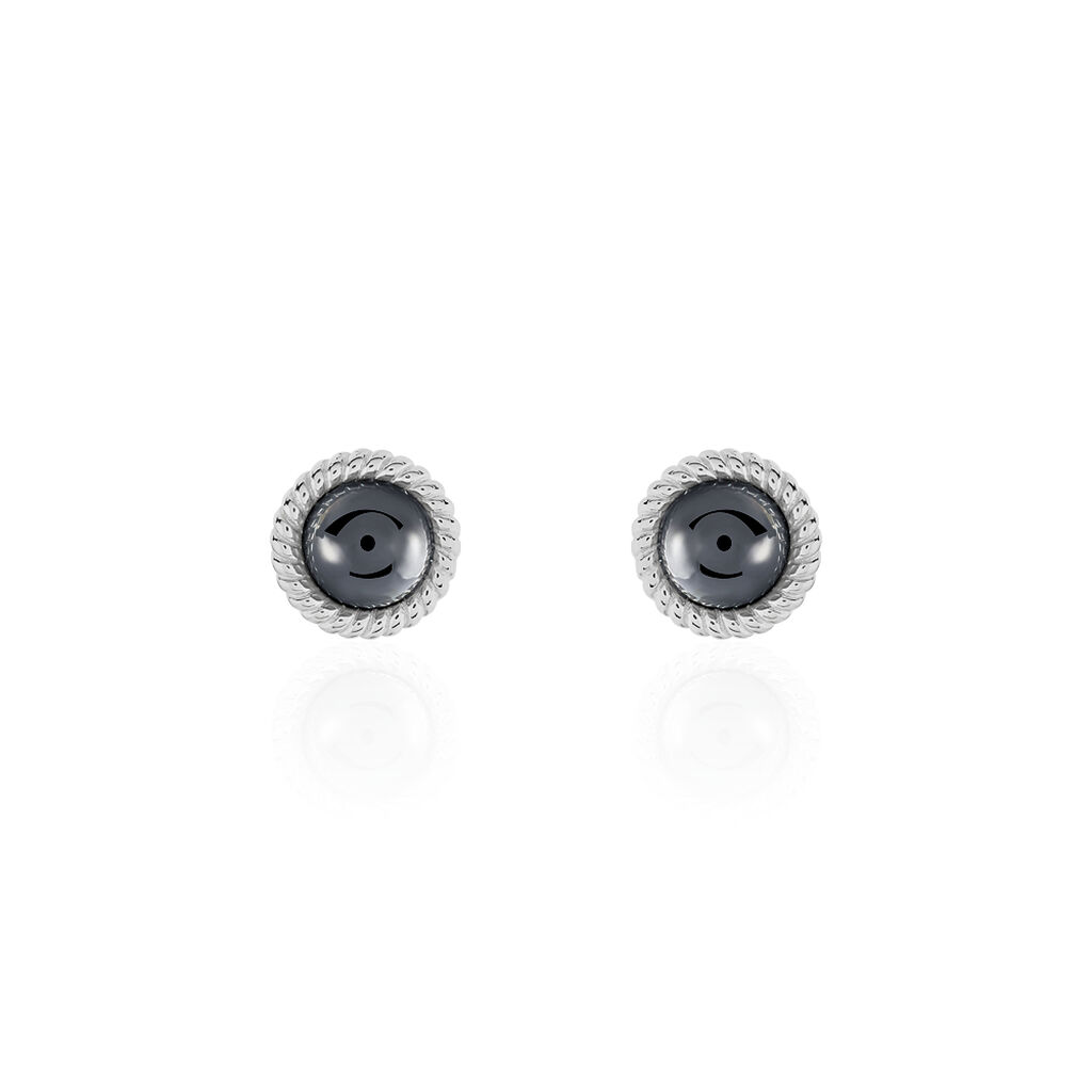 Boucles D'oreilles Argent Rhodie Adelyne - Spannringe Damen | OROVIVO