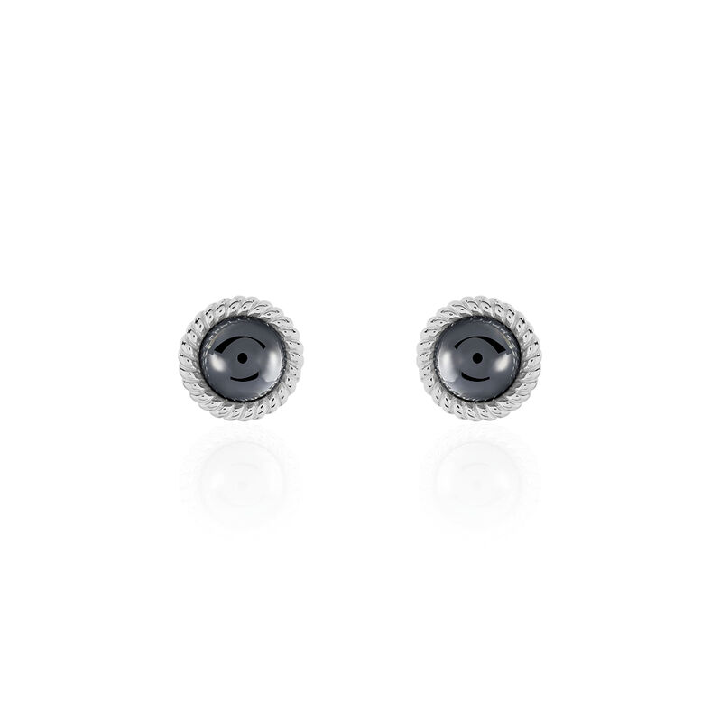 Boucles D'oreilles Argent Rhodie Adelyne - Spannringe Damen | OROVIVO