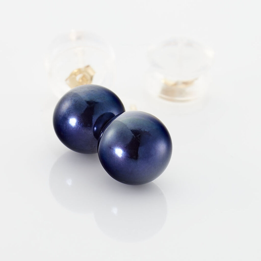 Damen Perlenohrringe Gold 375 Zuchtperle 6-6,5mm - Ohrstecker Damen | OROVIVO