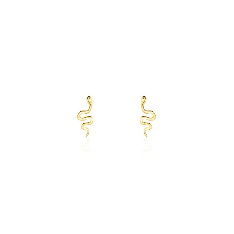 Boucles D'oreilles Puces Serafino Or Jaune - Spannringe Damen | OROVIVO