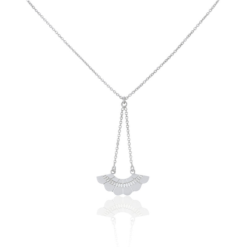 Collier Argent Blanc - Spannringe Damen | OROVIVO